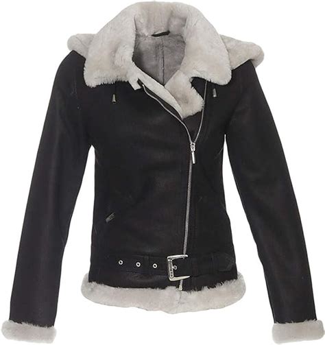 lammfelljacke jessy schwarz|Hollert Damen Lammfelljacke Jessy Felljacke Winterjacke .